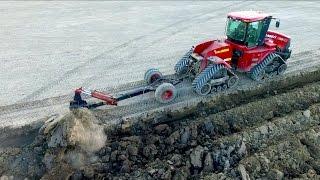 Deep ploughing & Field Leveling | CASE IH Quadtrac 450 & STX 375 | Gebr. Bork diepploegen / Plowing