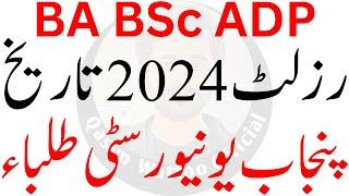 BA BSc Result 2024 PU | ADP Result 2024 PU