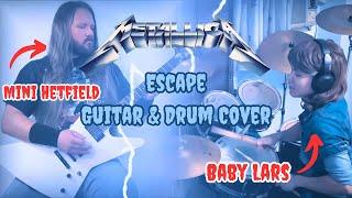 Metallica - Escape (Guitar and Drum Cover ) Feat. @ulrichkenji