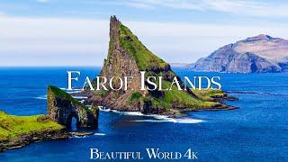 Faroe Islands 4K Drone Nature Film - Calming Piano Music - Amazing Nature