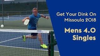 Pickleball 4.0 Singles Missoula 2018 - Dustin NcCorchuk