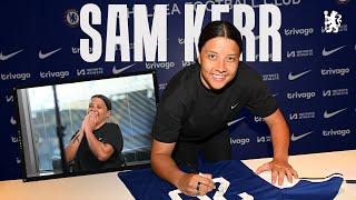 Behind the scenes: Sam Kerr's signing day and prank video | Chelsea FC