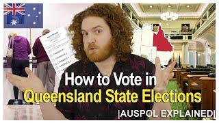 How to vote in Queensland State Elections | AUSPOL EXPLAINED