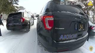 Body cam footage of fatal shooting involving Akron police