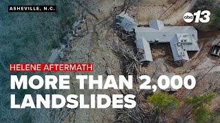 A Living nightmare: Hurricane Helene's 2,000 landslides across WNC