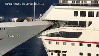 Audio from the bridge of the Carnival ship collision