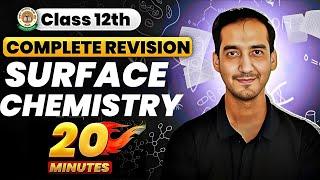 Surface Chemistry | Class 12  | Quick Revision| CBSE/NEET/JEE| Sourabh Raina