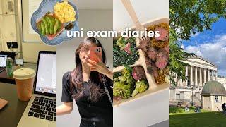 Biomed FINALS STUDY VLOG long library days, uni life, exam days