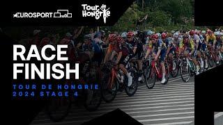 FANTASTIC WIN!  | Tour Of Hungary Stage 4 Race Finish | Eurosport Cycling
