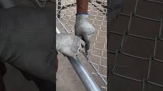 Galvanized stainless steel wire mesh assembly process