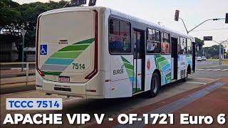 TCCC 7514 - Caio Apache Vip V - MBB OF-1721 Euro 6 (FROTA 2024)