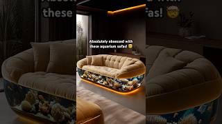 I'm gonna need one of these aquarium sofas in my life immediately! #aquarium  #interiordesign
