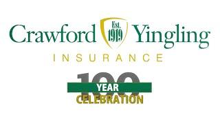 Crawford Yingling Insurance 100 Years