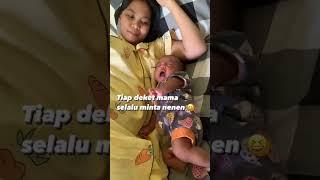 Frekuensi menyusui Baby Gio setiap 2 jam sekali #shorts