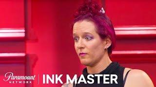 Caroline Evans Gets Roasted By A Canvas - Ink Master: Redemption, Season 3