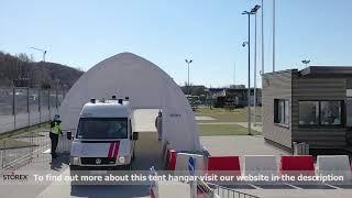 Storage Tents For COVID-19 Checkpoints by STOREX