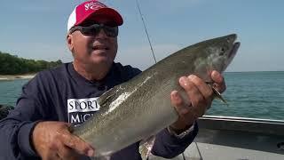 Hook n' Look's Kim Stricker - Salmon Fishing with Sport Fish Michigan