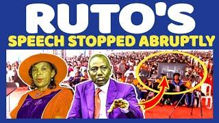 Ruto REJECTED Badly Like A Thief at Multimedia University As His Speech Forced To STOP ABRUPTLY