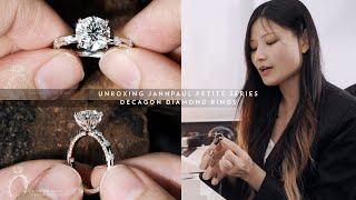 Unboxing JANNPAUL Petite Series Decagon Diamond Rings
