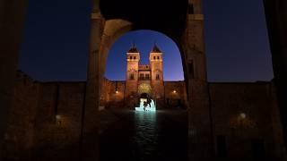 Puerta de Bisagra en Navidad