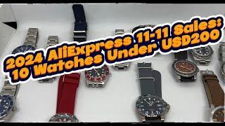 2024 AliExpress 11-11 Sales Special: 10 Watches Under USD200