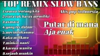 DJ REMIX CAMPURAN TERBARU 2024 POP INDO || SLOW BASS