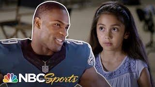 10 Year Old Stumps NFL Stars | NFL | NBC Sports