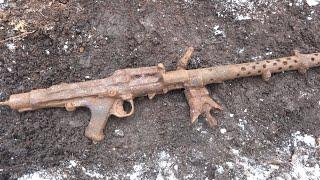 We found a German machine gun! Excavations Yuri Gagarin