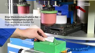 TAMPOPRINT - Multi-color pad printing machine // CONCENTRA