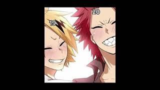 ️@Anime1311-0 #kirikami #kirishima #kaminari #mha #viralvideo #shorts #anime #fanart#fyp#cute