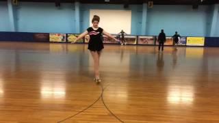 Roller skating figures and loops: hone skills, precision