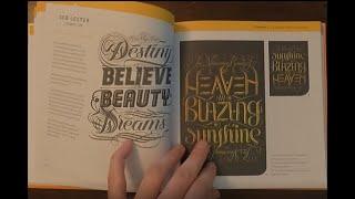 Little Book of Lettering by Emily Gregory book look through