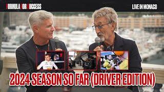 Reviewing the 2024 season so far! (Driver Edition) | Coulthard & Jordan Live in Monaco