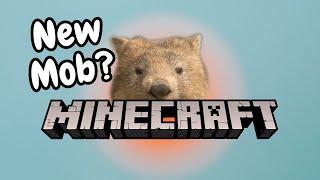 NEW MOB? Wombats in Minecraft?