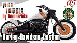 2024 Harley-Davidson FAT BOY Custom by Bündnerbike: WHITE THUNDER * A&T Design