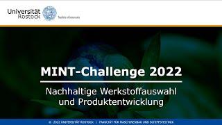 Nachhaltige Werkstoffauswahl und Produktentwicklung | Beitrag MINTchallenge 2022