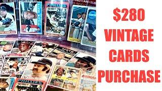 $280 Worth of Vintage Baseball Cards!