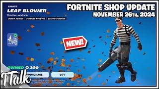 *NEW* LEAF BLOWER EMOTE! Fortnite Item Shop [November 26th, 2024] (Fortnite Chapter 2 Remix)