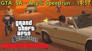 GTA San Andreas - Any% speedrun in [14:57] Former World Record