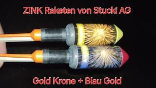  Gold Krone + Blau Gold Raketen von Stucki AG / ZINK 