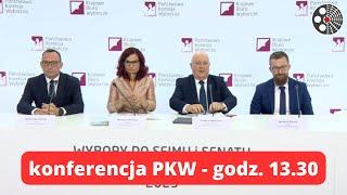 Wybory 2023: PKW - konferencja 13.30