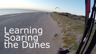 Learning Soaring in the Dunes