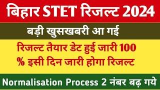 बिहार STET रिजल्ट डेट out , bihar STET RESULT 2024 || stet Result 2024 | stet News TODAY