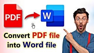 How to Convert Word to Pdf in Laptop || Ms Word File Ko Pdf Mein Convert Kaise Kare