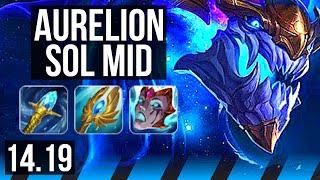 AURELION SOL vs AHRI (MID) | 69k DMG, 6k comeback, Legendary, 25/7/19 | EUW Master | 14.19