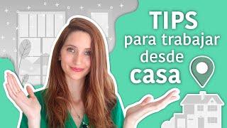 Tips para hacer HOME OFFICE de forma eficiente! | Cómo trabajar desde casa