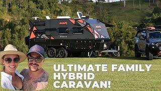Ultimate FAMILY Hybrid Caravan Review- JAWA Tarwarri 18 (Triple Bunks) | Mavo's Camp Coffee Tutorial
