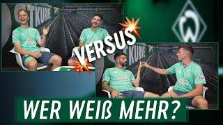 WER WEIß MEHR? Romano Schmid & Niklas Schmidt vs. Anthony Jung & Nicolai Rapp | SV Werder Bremen