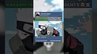 STUDENT VS SENSEI... #minato #kakashi #obito #shorts #edit