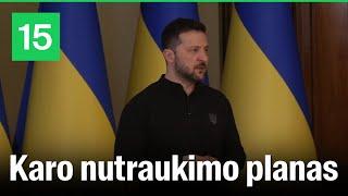 Volodymyras Zelenskis prabilo apie tai, kada bus nutraukta karo padėtis ir paskelbti rinkimai